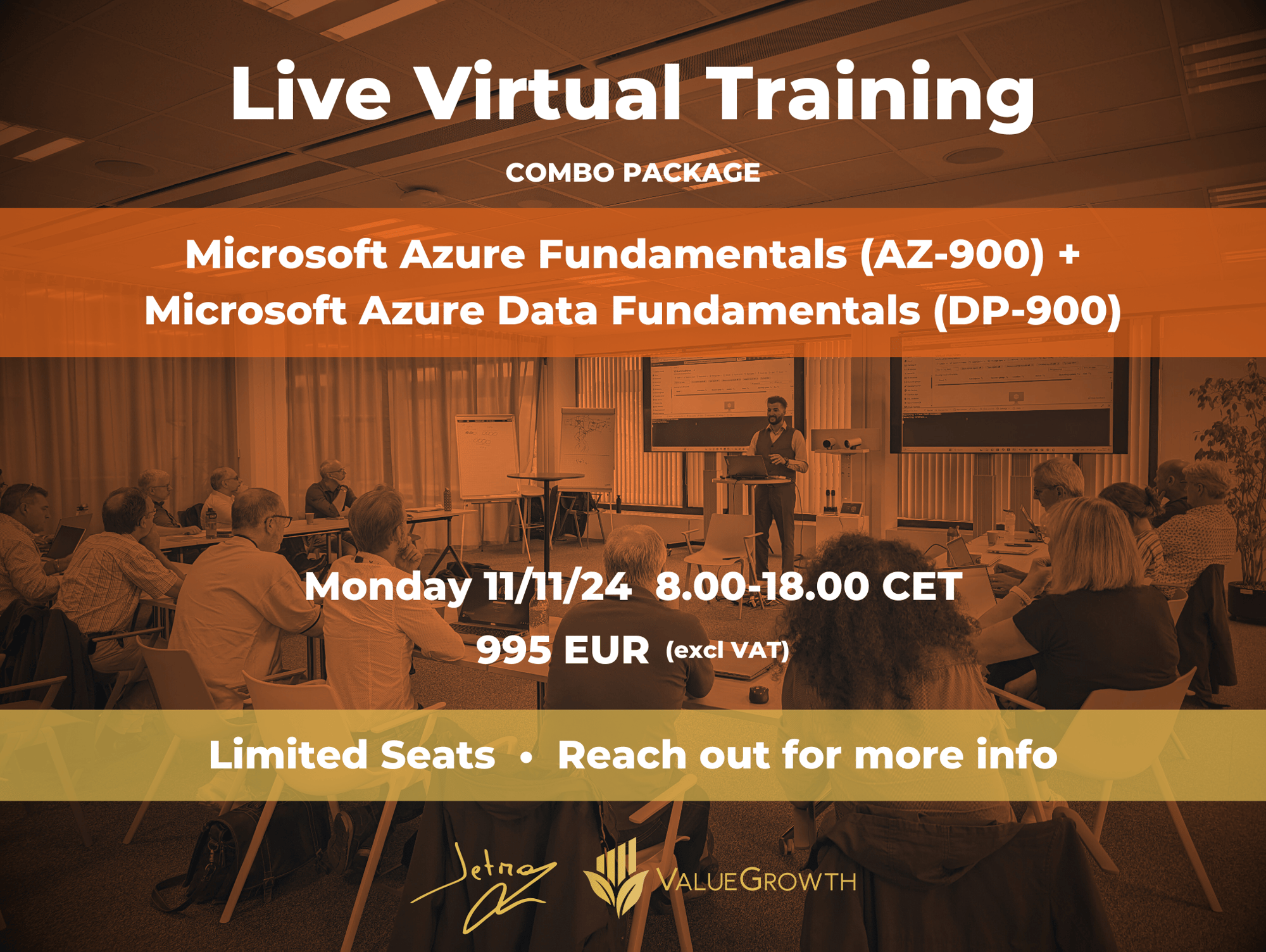 Live Virtual Training AZ-900 DP-900 Combo